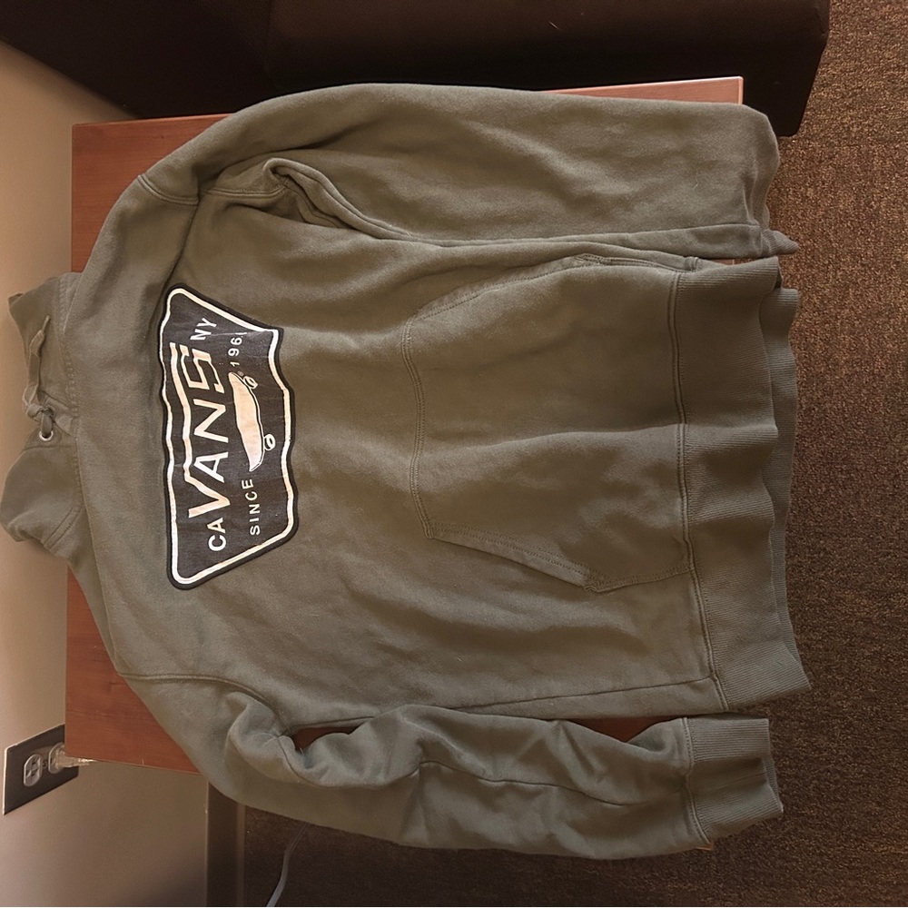 Olive green vans hoodie